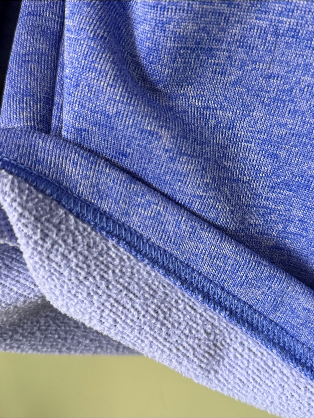 Under Armour Women’s Heather Periwinkle Quarter-Zip Sweater - Picture 6 of 7